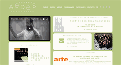 Desktop Screenshot of ensemble-aedes.fr